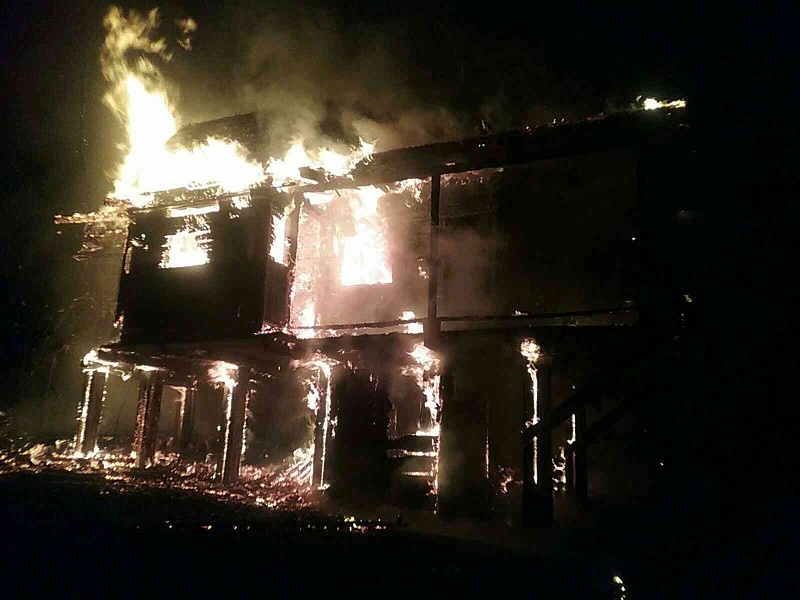 01 - Požiar chaty v obci Osuské, okres Senica